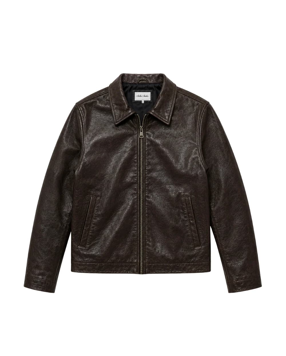 Stellar Studios Brown Vintage Leather Jacket